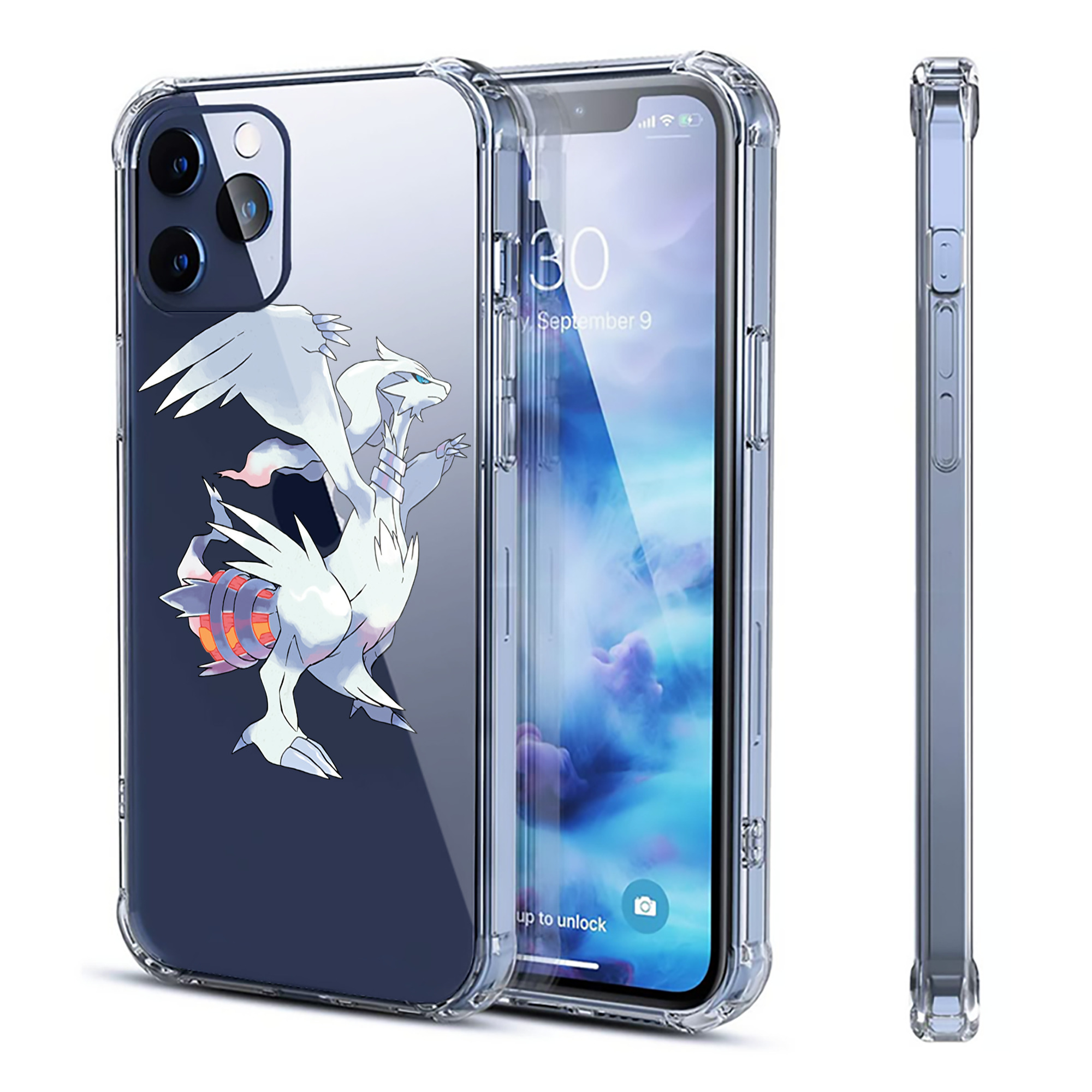 （画像用） ポケットモンスター Pokémon 【iPhone 12シリーズ対応】透明スマホケース（クリアソフトケース）